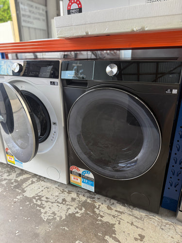 Factory second Hisense HWFS1214PB 12kg front-loading washing machine - Second Hand Appliances Geebung